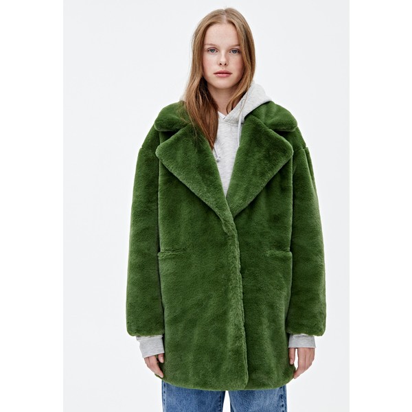 PULL&BEAR Płaszcz zimowy dark green PUC21U08C