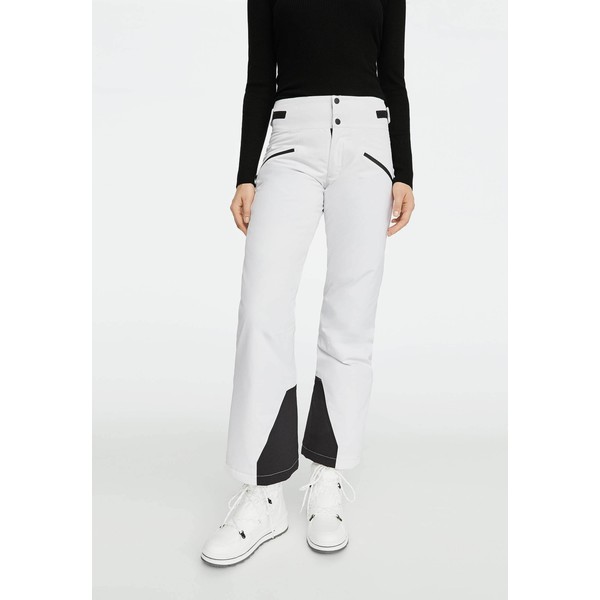 OYSHO_SPORT Spodnie materiałowe white OY141E08K