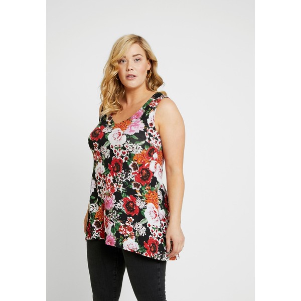 CAPSULE by Simply Be SLEEVELESS DIP BACK Top multi-coloured CAS21D019