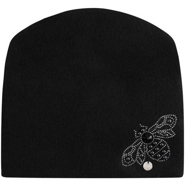 Quiosque Czarna czapka z cyrkoniowym owadem 5ID077299