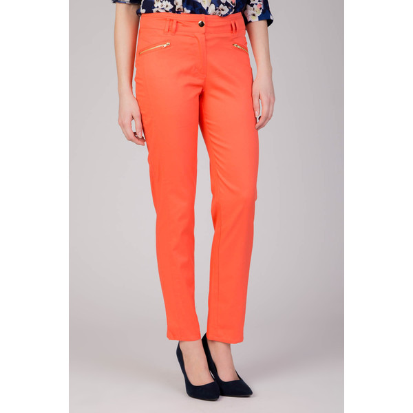 Quiosque Pomarańczowe spodnie z zamkami 3BR008402