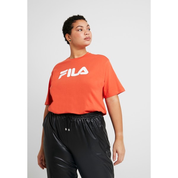 Fila Plus PURE SHORT SLEEVE T-shirt z nadrukiem orange FIQ21D005