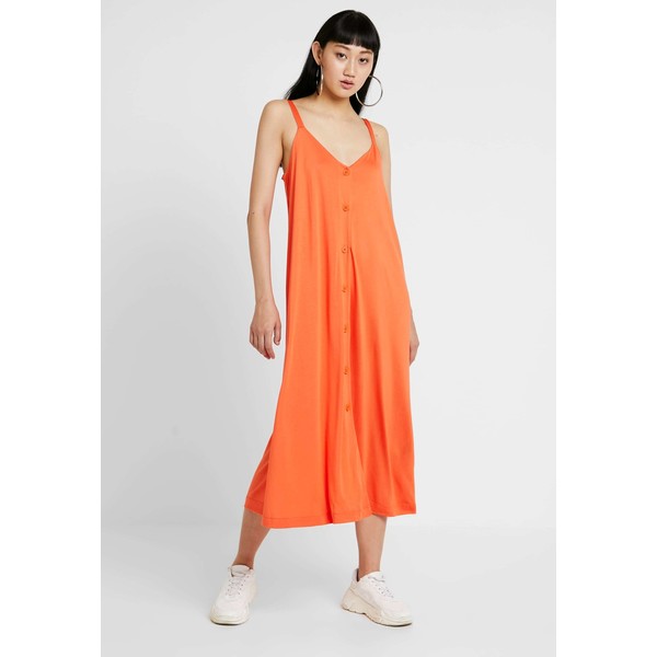 Weekday PRUE DRESS Długa sukienka orange WEB21C036