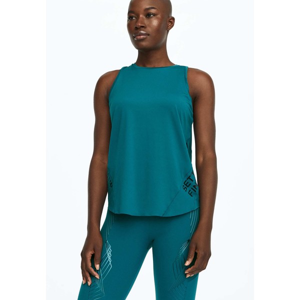 OYSHO_SPORT Top turquoise OY141D06J