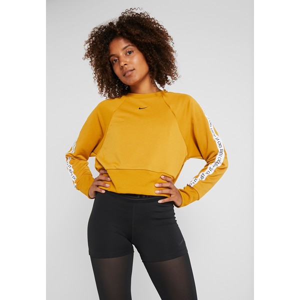 Nike Performance DRY GET FIT Bluza gold suede/black N1241D0XB