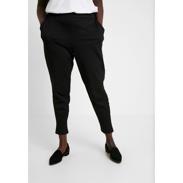 Zizzi JMADDISON CROPPED PANT Spodnie materiałowe black Z1721A065