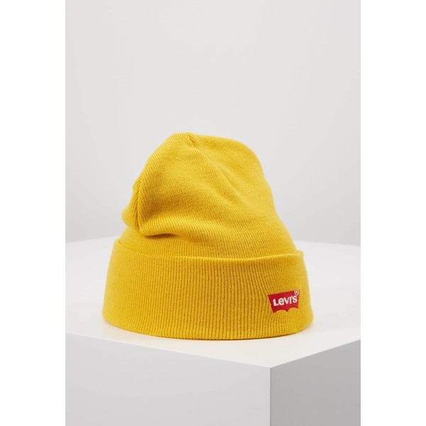 Levi's® BATWING EMBROIDERED SLOUCHY BEANIE Czapka regular yellow LE251B00V