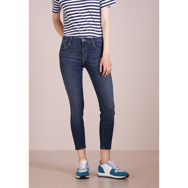 Mother LOOKER Jeansy Skinny Fit blue denim MH321N016