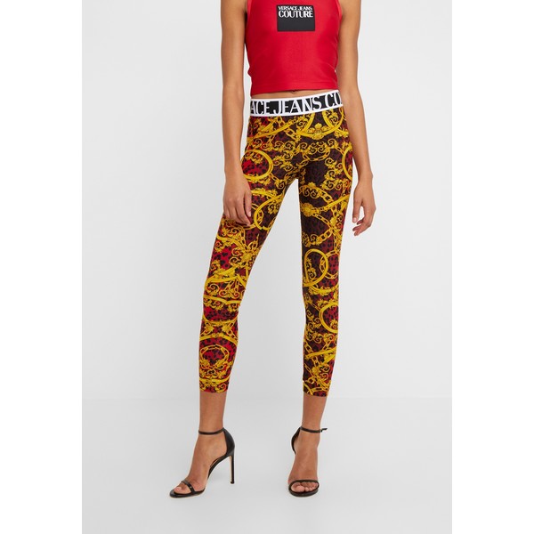 Versace Jeans Couture LADY FUSEAUX Legginsy racing red VEI21A004