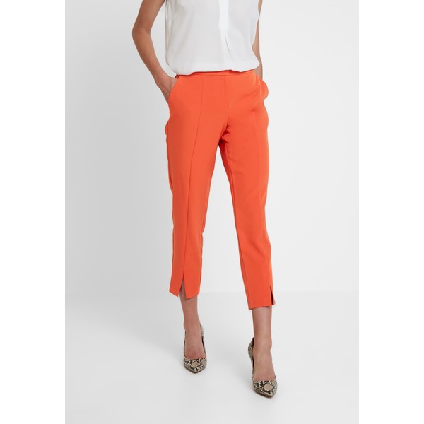 Dorothy Perkins SPLIT FRONT PUMPKIN Spodnie materiałowe orange DP521A0G0