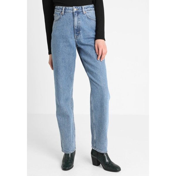 Monki TAIKI Jeansy Relaxed Fit blue MOQ21N00B