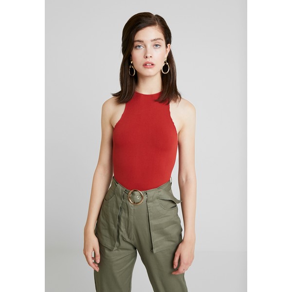Free People FEELS RIGHT BODYSUIT Top red FP021D02S