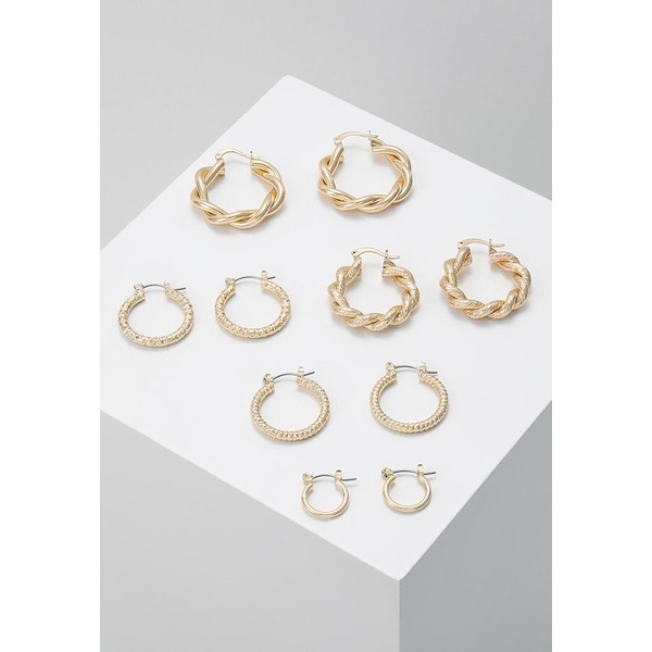 ONLY ONLCRISTEL CREOLE EARRINGS 5 PACK Kolczyki gold-coloured ON351L0B0