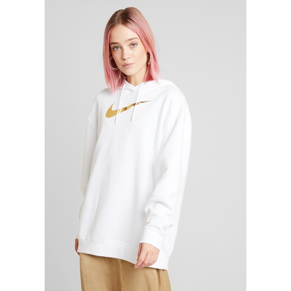 Nike Sportswear Bluza z kapturem white/gold NI121J0CV