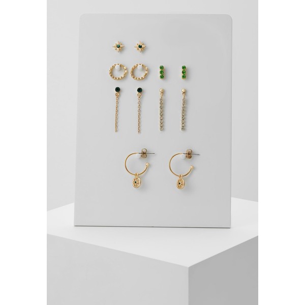 Pieces PCEMSE EARRINGS 6 PACK SET Kolczyki gold colour PE351L0KB