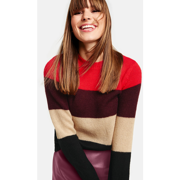 TAIFUN Sweter w kolorowe pasy 11_472046-15310_6072_L
