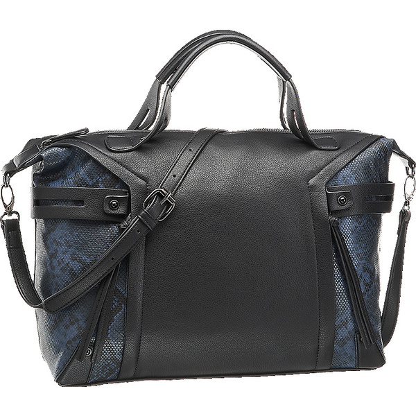 czarna torebka damska Graceland z niebieskimi wstawkami 41001170