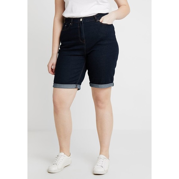 CAPSULE by Simply Be EVERYDAY KNEE LENGTH SHORTS Szorty jeansowe indigo CAS21S000