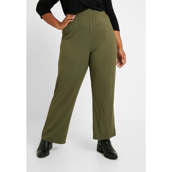 Dorothy Perkins Curve TROUSER Spodnie materiałowe khaki DP621A03I