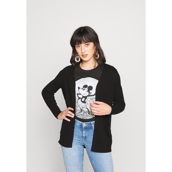 ONLY Petite ONLLESLY OPEN CARDIGAN Bluza rozpinana black OP421I051