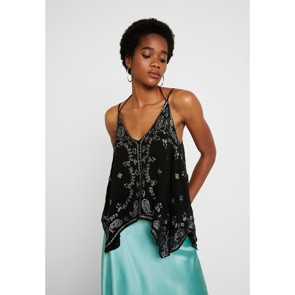 Free People GOING OUT IN AUSTIN Bluzka black FP021E064