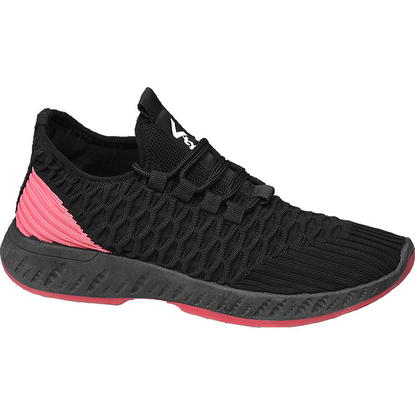 czarno-różowe sneakersy damskie Vty 18311250