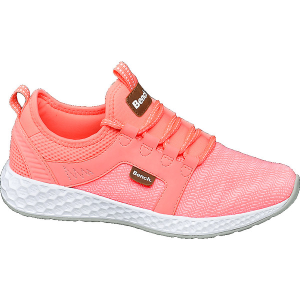 neonowo-różowe sneakersy damskie Bench 11032894