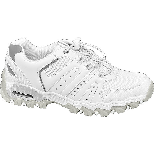 Graceland biało-szare sneakersy damskie Gracerland z elastycznymi sznurówkami 11002230