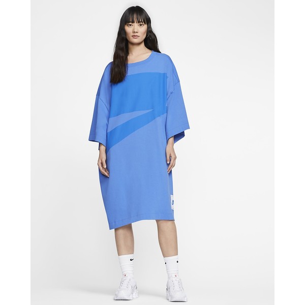Nike Sportswear NSW Damska sukienka oversize z krótkim rękawem CT0872