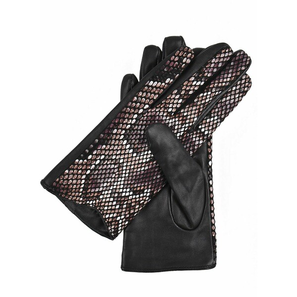 Top Secret Skórzane rękawiczki ze strukturalnego materiału SRE0270