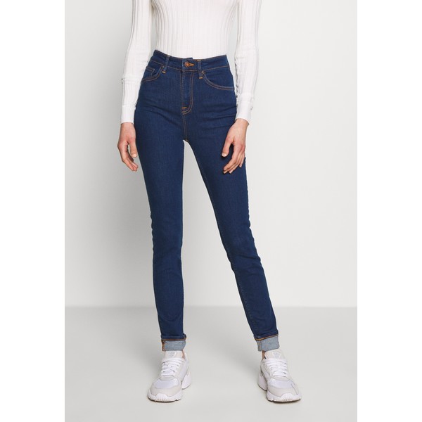 Nudie Jeans HIGHTOP TILDE Jeansy Skinny Fit light navy NU221N020