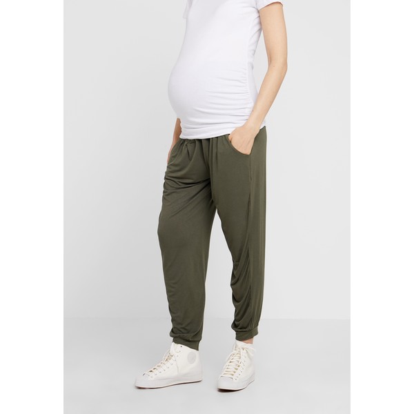 Dorothy Perkins Maternity OVERBUMP PLAIN Spodnie treningowe khaki DP829B01D