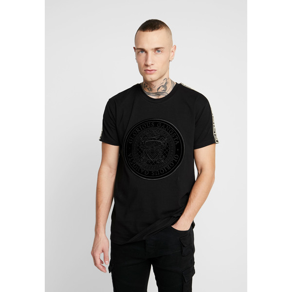 Glorious Gangsta MERCY LOGO T-shirt z nadrukiem black GLE22O018