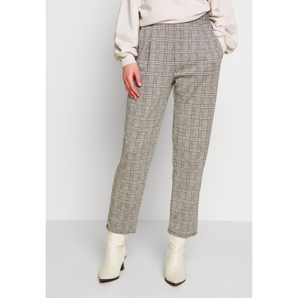 New Look KATE CHECK PULL ON TROUSER Spodnie materiałowe grey NL021A0GD