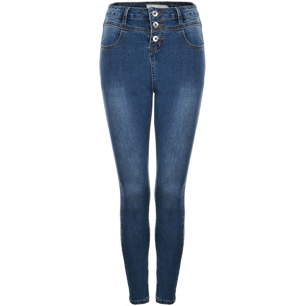 Monnari Spodnie jeansowe z trzema guzikami FEM-20W-TRJ65361-K50J