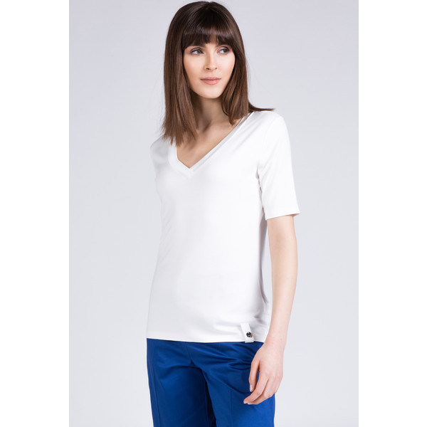 Monnari Basicowy t-shirt z krótkim rękawem 20W-TSH0060-K000
