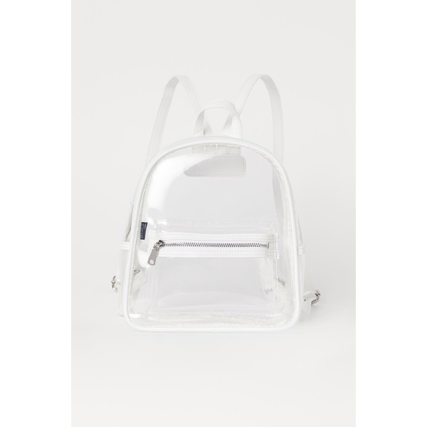 H&M Mały plecak 0682238015 Biały/Przezroczysty