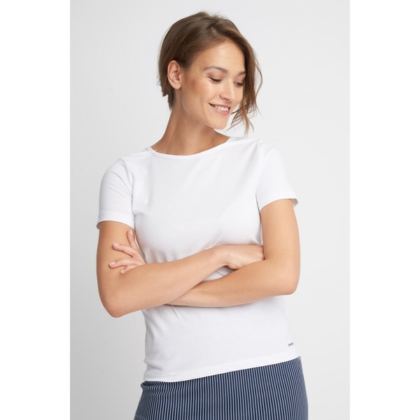Quiosque Biała bluzka w krótkimi rękawami 1HM004101