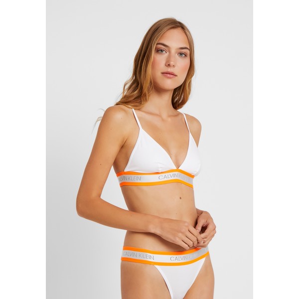 Calvin Klein Underwear HAZARD UNLINED Góra od bikini white C1181A0AX
