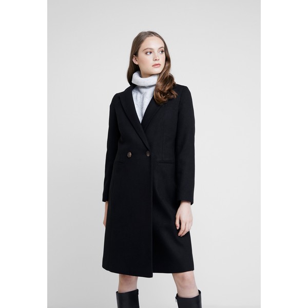 Miss Selfridge Płaszcz wełniany /Płaszcz klasyczny black MF921U026