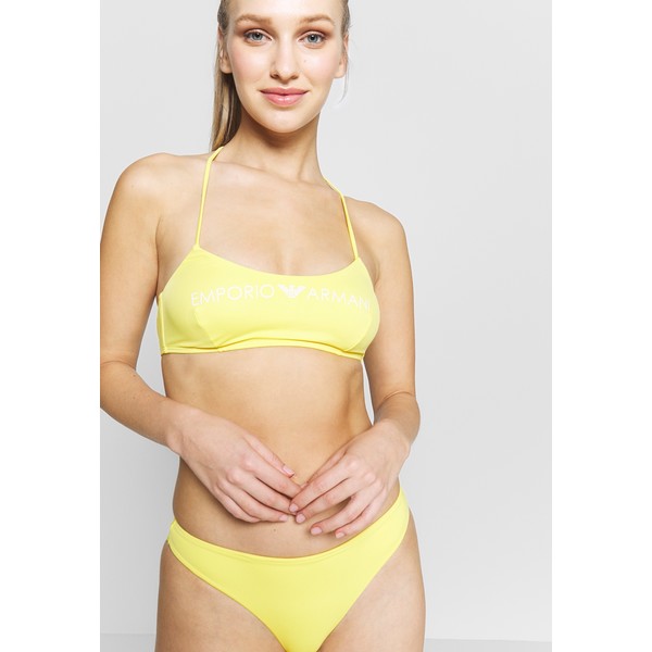 Emporio Armani BRALETTE & BRAZILIAN BREIF LOGO LOVER SET Bikini yellow EA881L002