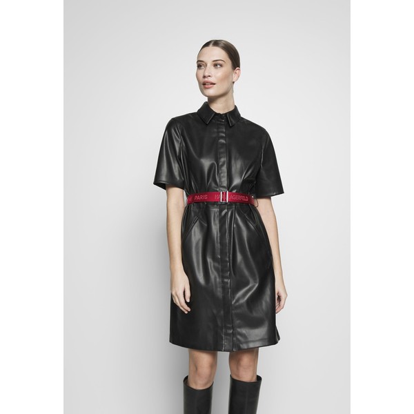 KARL LAGERFELD SHIRT DRESS Sukienka koktajlowa black K4821C027