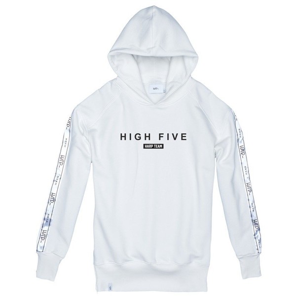 HARP TEAM Bluza Hoodie Ex Ove High Five White