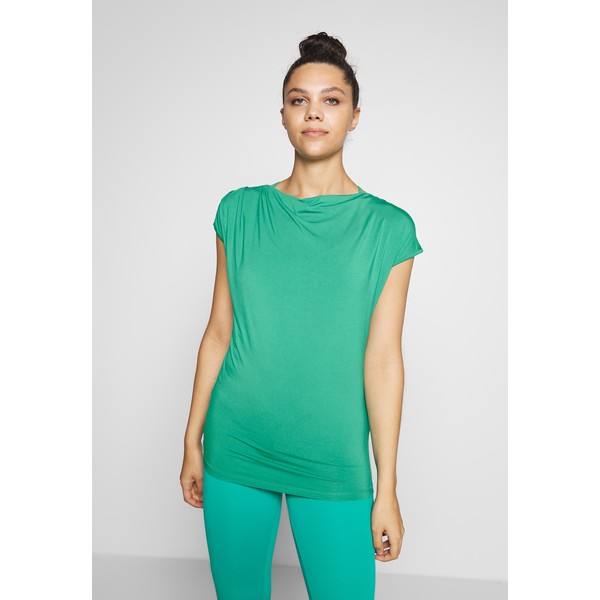 Curare Yogawear WASSERFALL T-shirt basic green lagoon CY541D01C