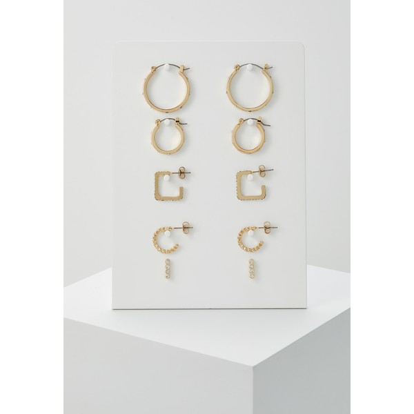 Pieces PCNINKIE HOOP EARRINGS 5 PACK Kolczyki gold-coloured PE351L0KN