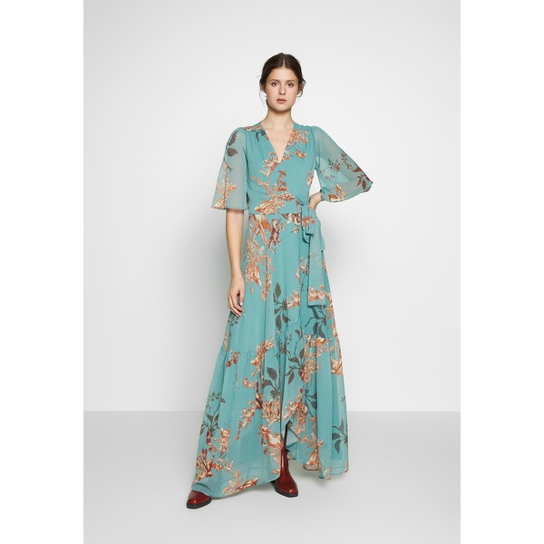 Hope & Ivy Tall Długa sukienka blue HOM21C01I