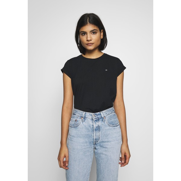 Calvin Klein TURN UP T-shirt basic black 6CA21D01G