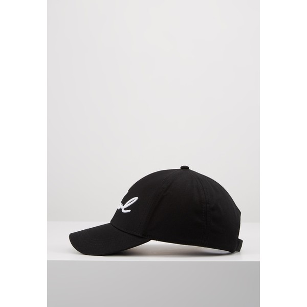 KARL LAGERFELD SIGNATURE CAP Czapka z daszkiem black K4851B02J