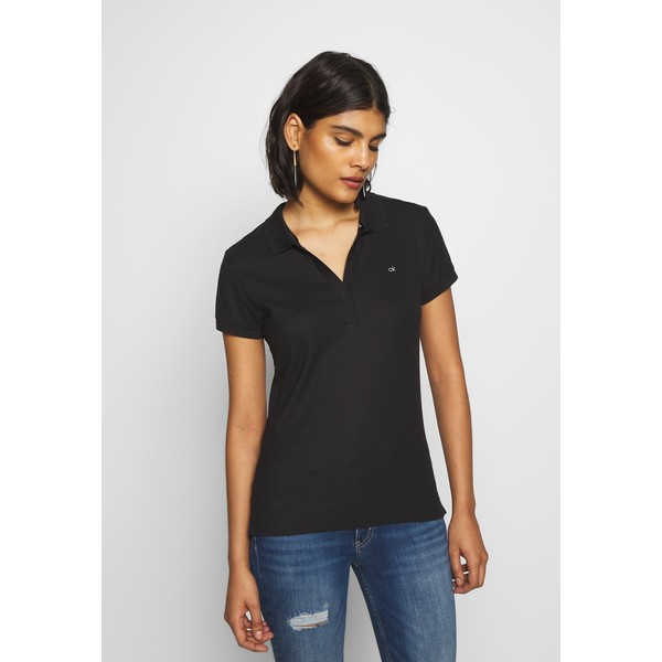 Calvin Klein ESSENTIAL Koszulka polo black 6CA21D01F