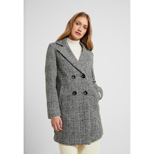 New Look Tall WHITNEY CHECK COAT Płaszcz wełniany /Płaszcz klasyczny black NEB21U009